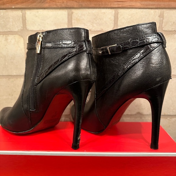 Coach Ursa ankle leather bootie stiletto heel size 8.5 - Picture 6 of 11